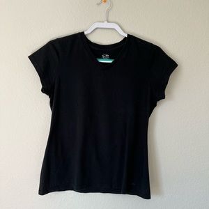 Champion Black V-neck Tshirt
